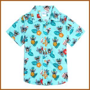 Hawaiian Button Down Shirt Cotton Short Sleeve Collared
